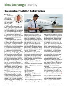 Pilot Disability Insurance