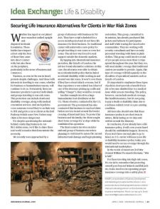 War Risk Insurance